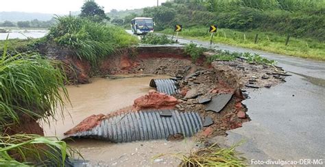 Cinco Pontos De Interdições Em Rodovias Mineiras Por Causa Das Chuvas