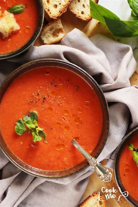 Roasted Tomato Soup Recipe Cookme