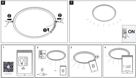 Nordlux CLE1P2Tb OJA 60 Smart Plafond Instruction Manual