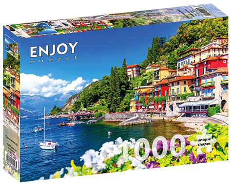 Enjoy Puzzle Jezioro Como Lombardia Włochy 1000 el Enjoy