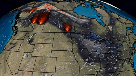 Smoke From Canadian Wildfires In The Midwest East Videos From The