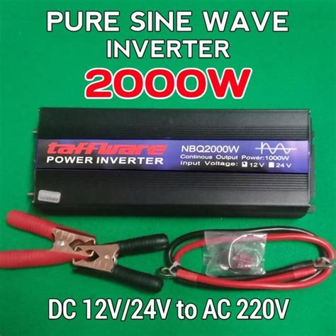 Jual Power Inverter 2000 Watt Pure Sine Wave DC To AC 12V 24V Ke 220V