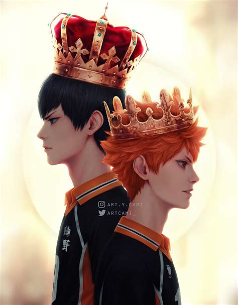 Hinata Shouyou And Kageyama Tobio Haikyuu Drawn By Artcami Danbooru