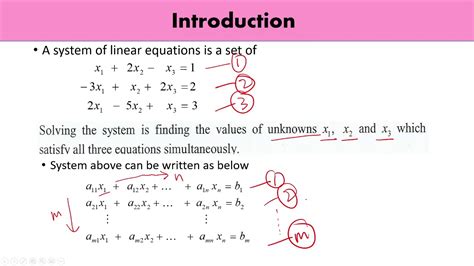 System Of Linear Equations Gauss Elimination Youtube