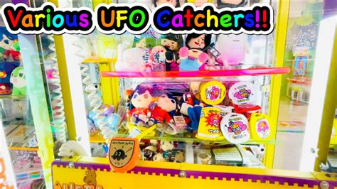 Various Claw Machine In Japan Ufo Catchers Wins Cute Prizes