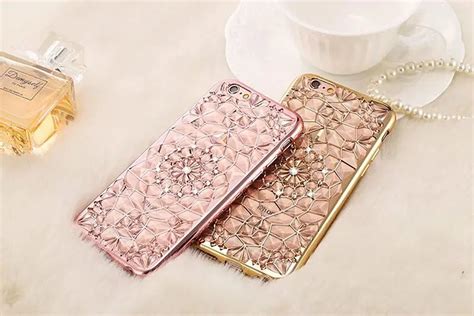 New Luxury Gold Bling Glitter Plating Diamond Soft Tpu Phone Case For