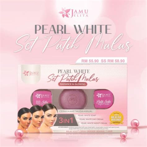 Jamu Jelita Pearl White Set Putih Mulus In Lazada