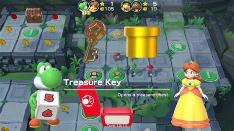 Super Mario Party Domino Ruins Treasure Hunt Turns Yoshi