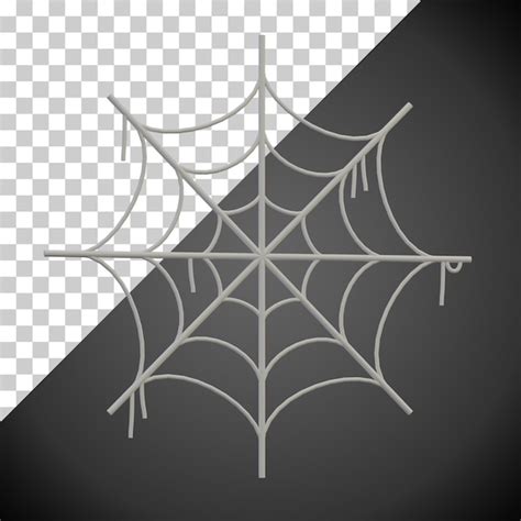 Cone D Da Ilustra O Da Teia De Aranha Do Dia Das Bruxas Psd Premium