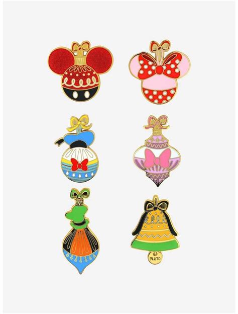 Loungefly Disney Mickey And Friends Ornaments Blind Box Enamel Pin