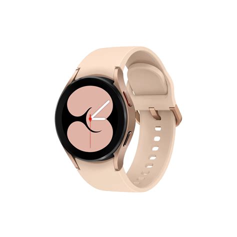 Смарт часовник Samsung Galaxy Watch4, 40 mm, Silicone Strap, Pink gold ...