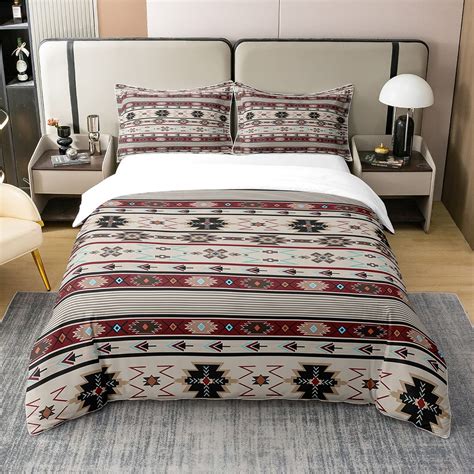 Arrow 100 Percent Cotton Duvet Cover Geometry Aztec Bedding Set Twin Exotic Western Comforter