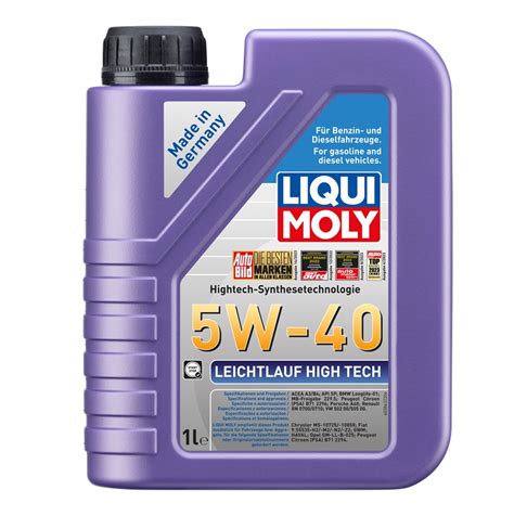 Leichtlauf High Tech SAE 5W 40 Liqui Moly Paraguay