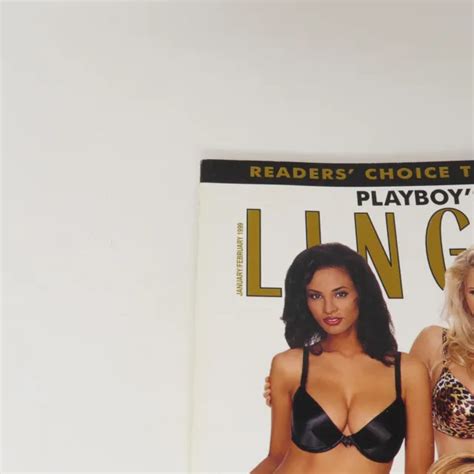 Playboy S Book Of Lingerie Magazine Feb Playboy Top Supermodels