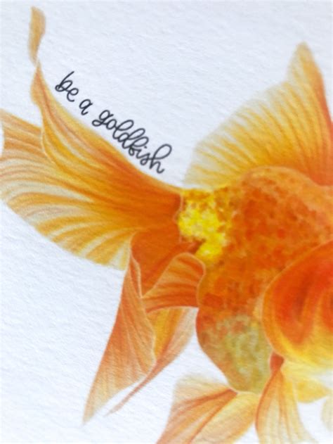 Be A Goldfish Ted Lasso Art Print X Etsy