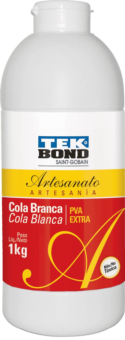 COLA BRANCA TEKBOND ARTESANATO 1KG Central Aviamentos