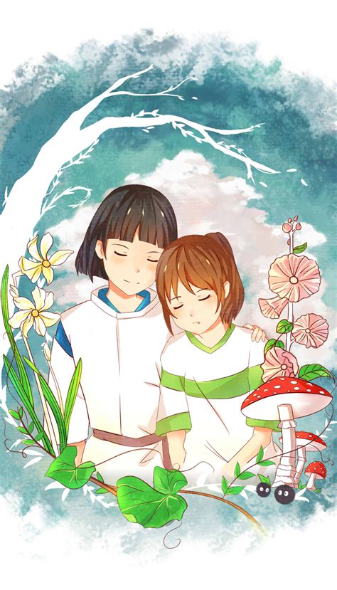 Haku And Chihiro Spirited Away Fan Art 44677958 Fanpop