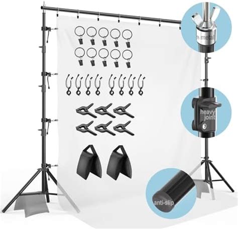 Amazon Fudesy Photo Video Studio X Ft Heavy Duty Adjustable