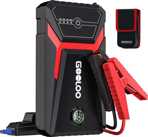 Gooloo Car Jump Starter A Peak V Auto Jumper Cables Quick