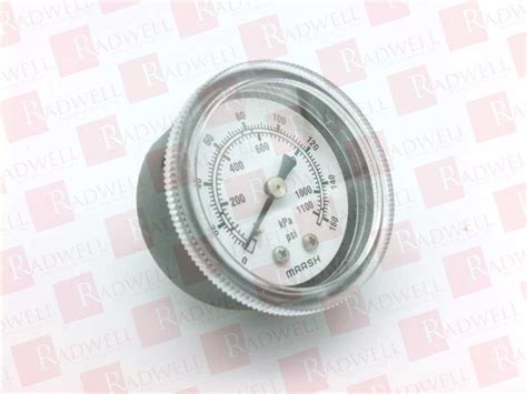 J Pressure Gauge By Marsh Instruments