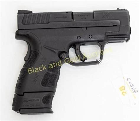 Springfield Armory Xd Nine Model Two 9 Mm Pistol Live And Online Auctions On