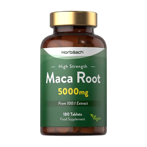 Horbaach High Strength Maca Root Mg Capsules