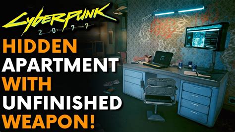 Cyberpunk 2077 Hidden Apartment With Unfinished Weapon Potential