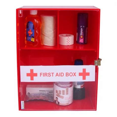 Rasper Acrylic First Aid Box Emergency Medical Box First Aid Kit Box