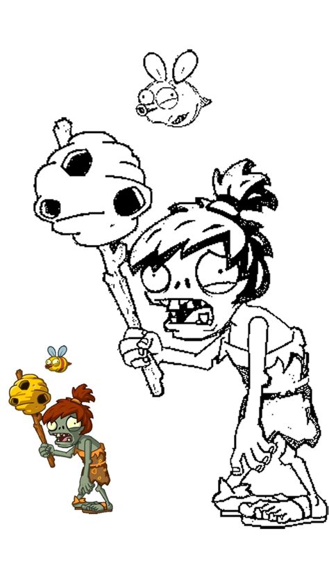 Plants Vs Zombies Para Colorear