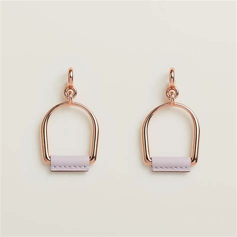 Boucles d oreilles Héritage Equestre Etrier grand modèle Hermès Canada