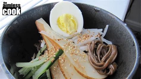 Refreshing Korean Cold Noodles Bibim Naeng Myun The Aimless Cook