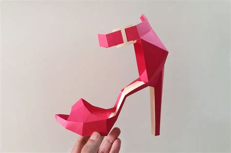 Diy High Heel Belly 3d Papercrafts By Paper Amaze Thehungryjpeg