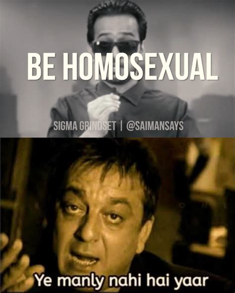 We Don T Need Women Agar Sex Karna Hai Toh Gay Ban Jayege Sigma Says R SaimanSays