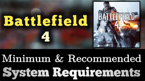 Battlefield System Requirements Battlefield Requirements Minimum