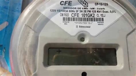 Como Alterar Medidor De Luz Digital Cfe Everse