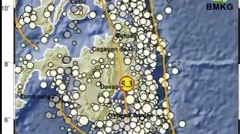 Gempa Magnitudo 5 3 Guncang Melonguane Sulawesi Utara