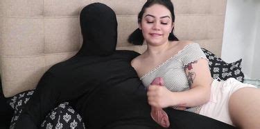 THE SHADY SPA Inked Babe Tugging After Getting Tits Out Anonymous Guy TNAFlix Porn Videos