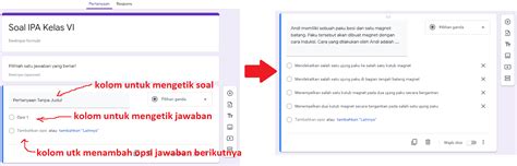 Cara Membuat Soal Online Pilihan Ganda Isian Dan Uraian Google Form