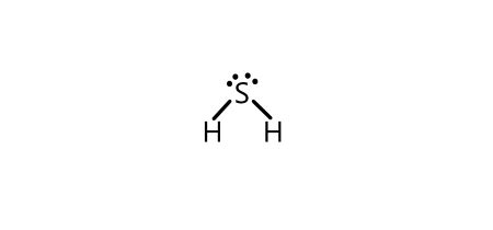 Draw Both Lewis And Line Bond Structures For H S Hydrogen Sulfide