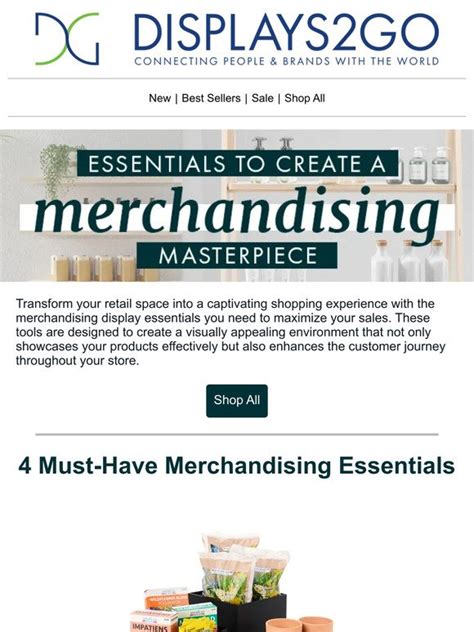 Displays2go 4 Must Have Merchandising Essentials Milled