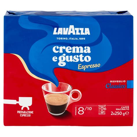 Lavazza Crema e Gusto Classico Espresso Caffè Macinato 2 x 250 g