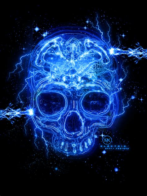 Electric Skull by Maniakuk on DeviantArt