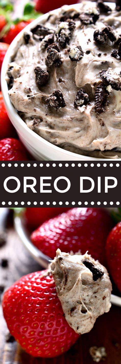 Creamy Oreo Dip Loaded With The Delicious Flavors Of Cookies Cream