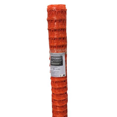 Tenax 4 Ft X 100 Ft Orange Guardian Safety Barrier Fence 998044 The