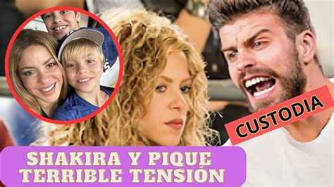 shakira DENUNCIA lo que hizo Piqué con Milan y Sasha HABLA Jordi