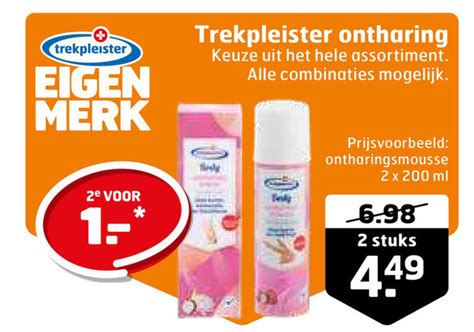 Trekpleister Huismerk Ontharing Folder Aanbieding Bij Trekpleister