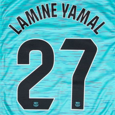 23 24 Barcelona 3 Trikot Lamine Yamal 27 La Liga Fußball Shop de