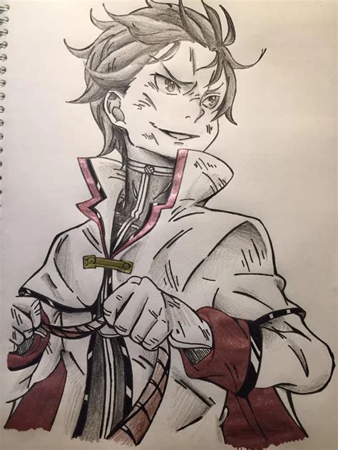 Re Zero Drawing Drawing Skill