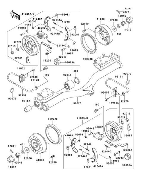 Kawasaki Mule Parts Breakdown