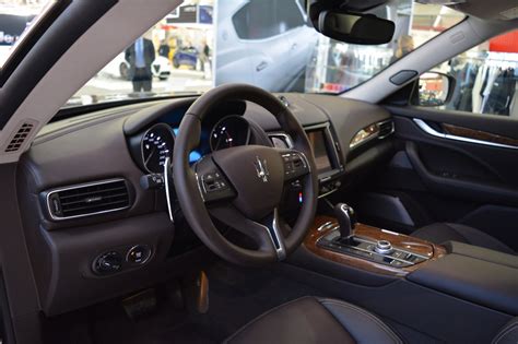 Maserati Levante interior at 2016 Bologna Motor Show